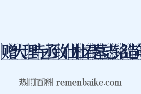 赠大理寺丞致仕杜君墓志铭造句是什么意思的图片
